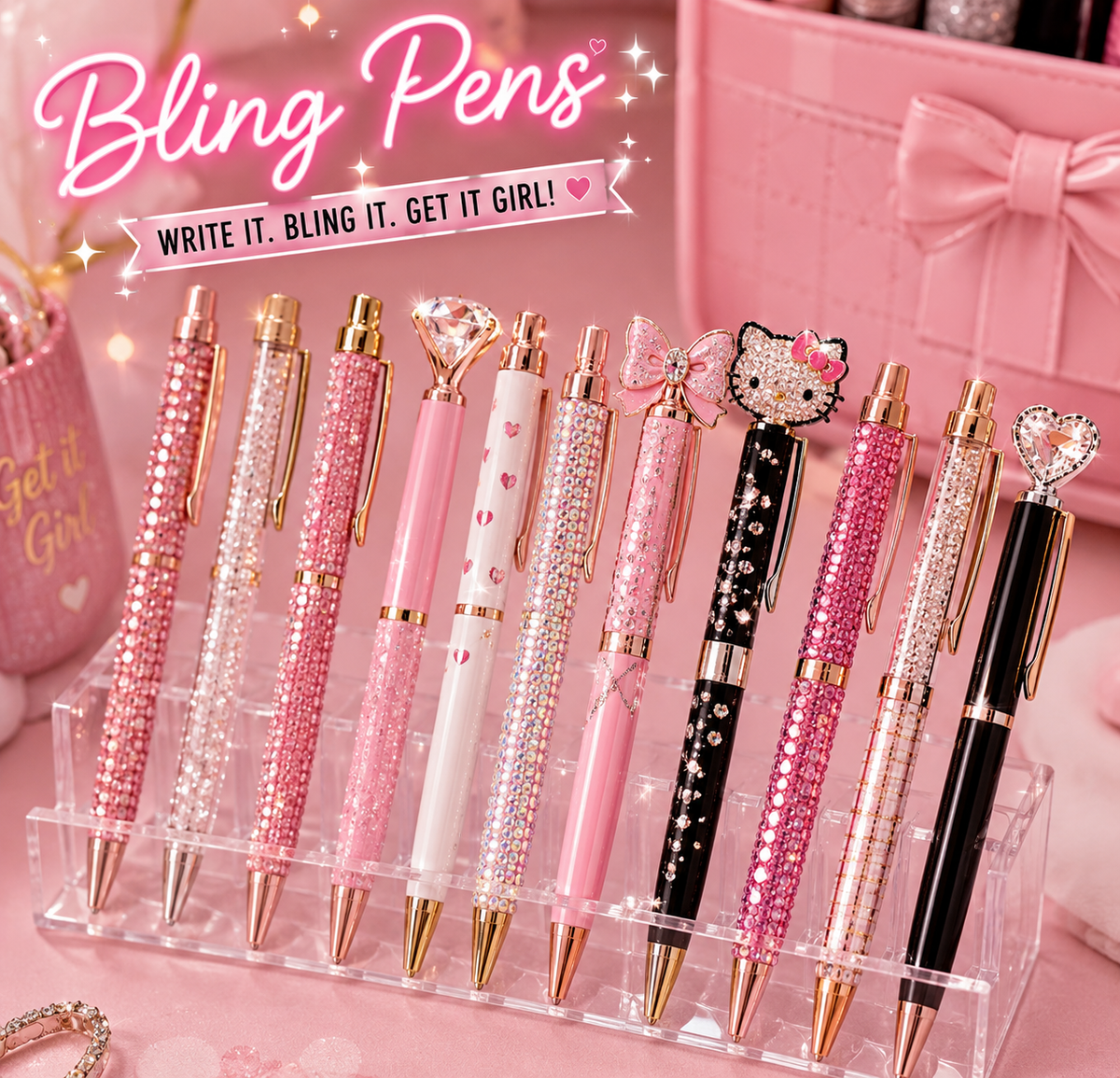Get it Girl Sparkle Pens