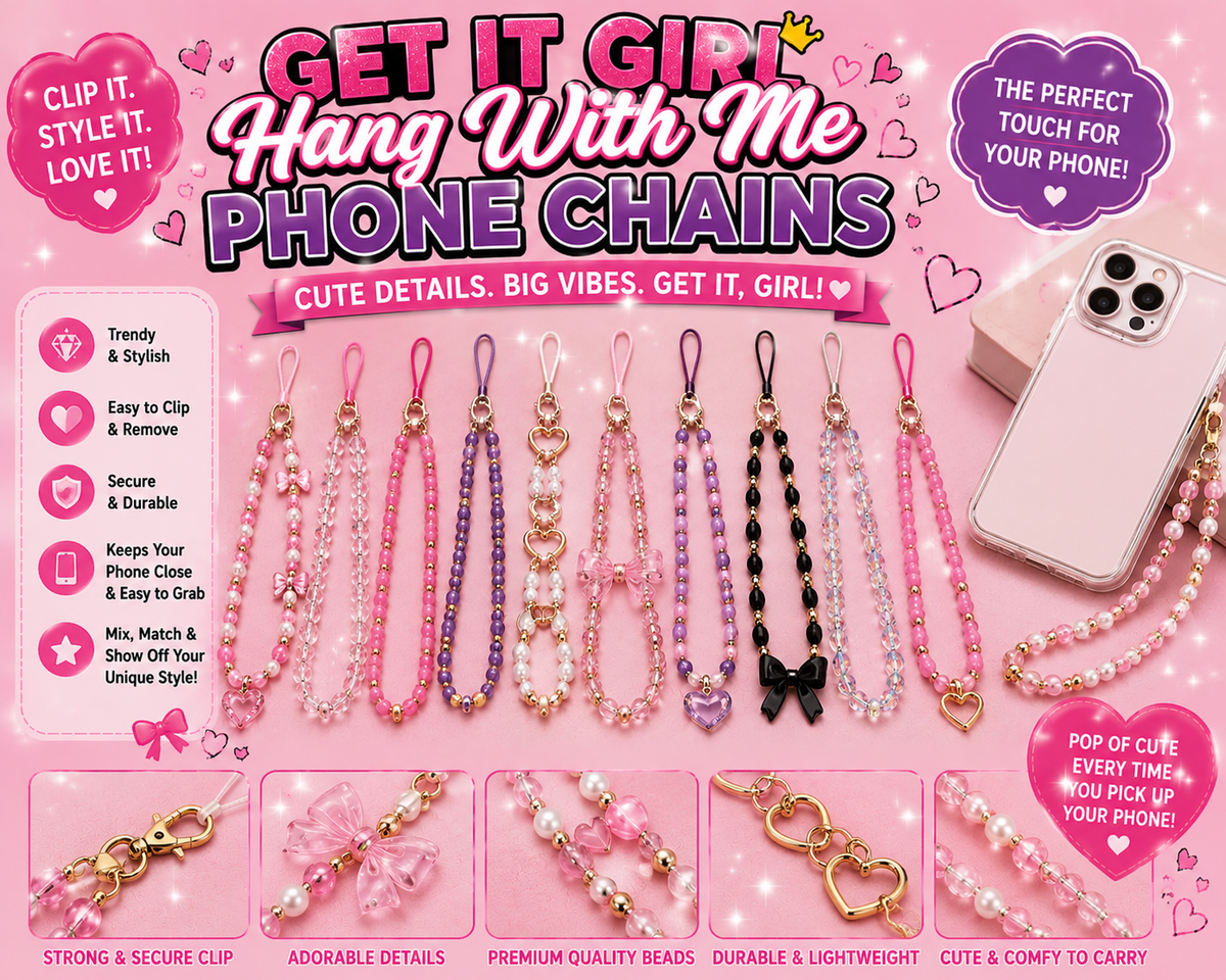 Get it Girl Hanging Pretty Phone Chain